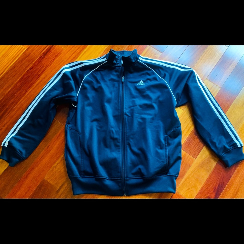 adidas Boy’s Essentials Warm-Up 3-Stripes Track Top